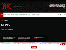 Tablet Screenshot of ninjakore.com